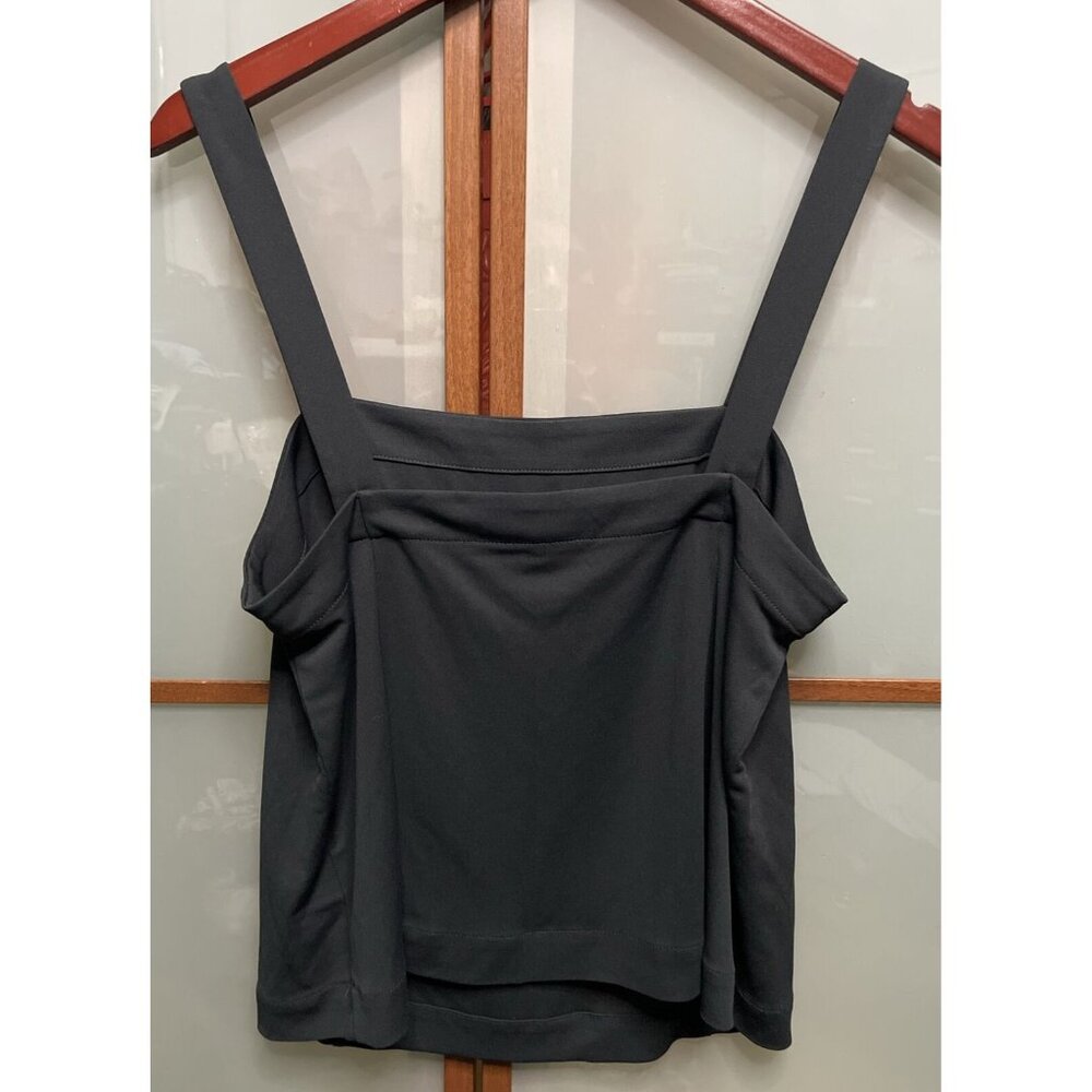 MARINA RINALDI Black Jersey Camisole Tank Top Undergarment Blouse Size Small - Picture 2 of 5